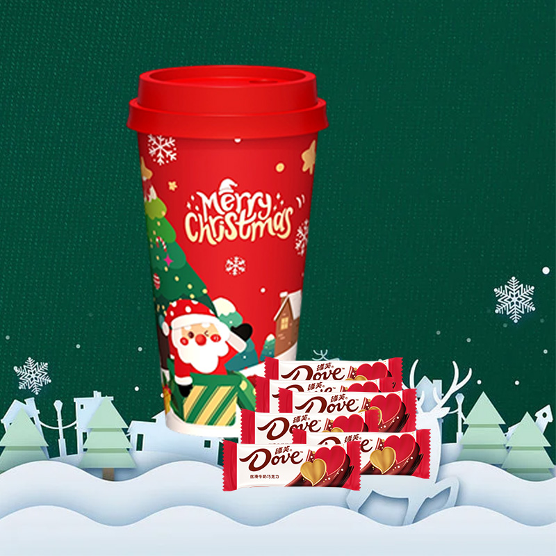 德芙心语圣诞节巧克力礼盒装零食送孩子生日礼物老婆表白26粒礼品