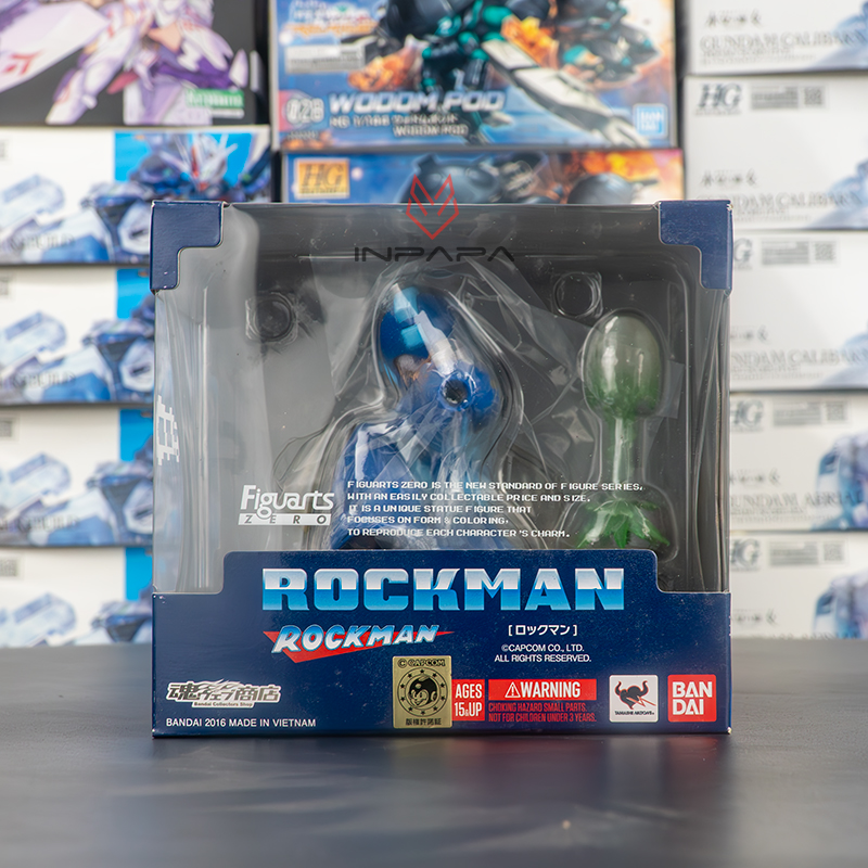 日本万代 Figuarts Zero 限定 初代洛克人 Rockman岩男 战斗 现货