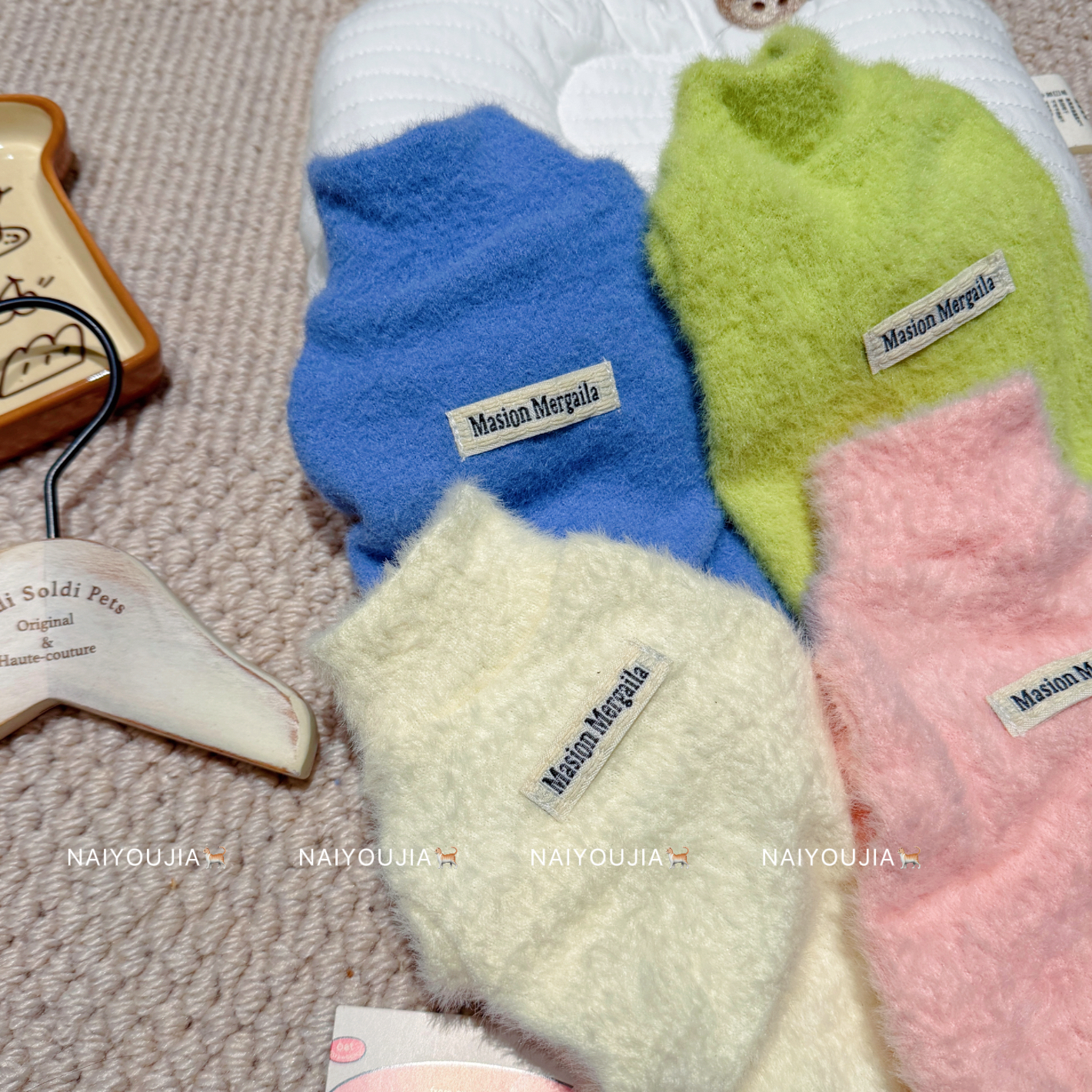 奶油家斯芬克斯无毛猫秋冬绒衣服德文猫保暖卫衣打底软糯亲肤弹力