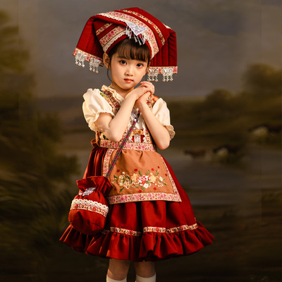 三月三儿童蓬蓬裙日常洛丽塔服饰