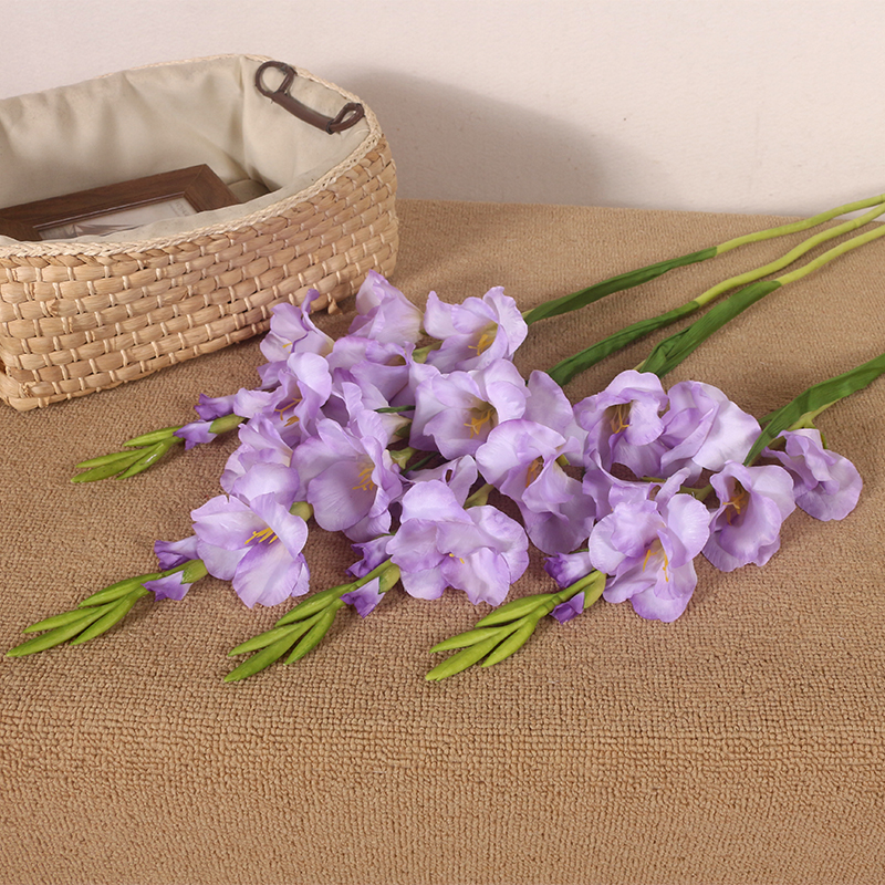 长枝香芋步步高升剑兰仿真花假花