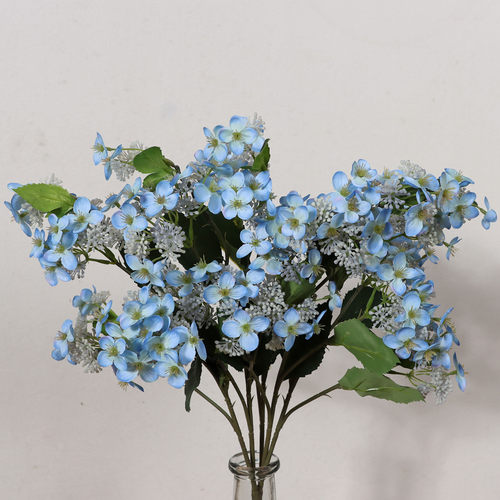 清新小碎花小野花蓝星花仿真花
