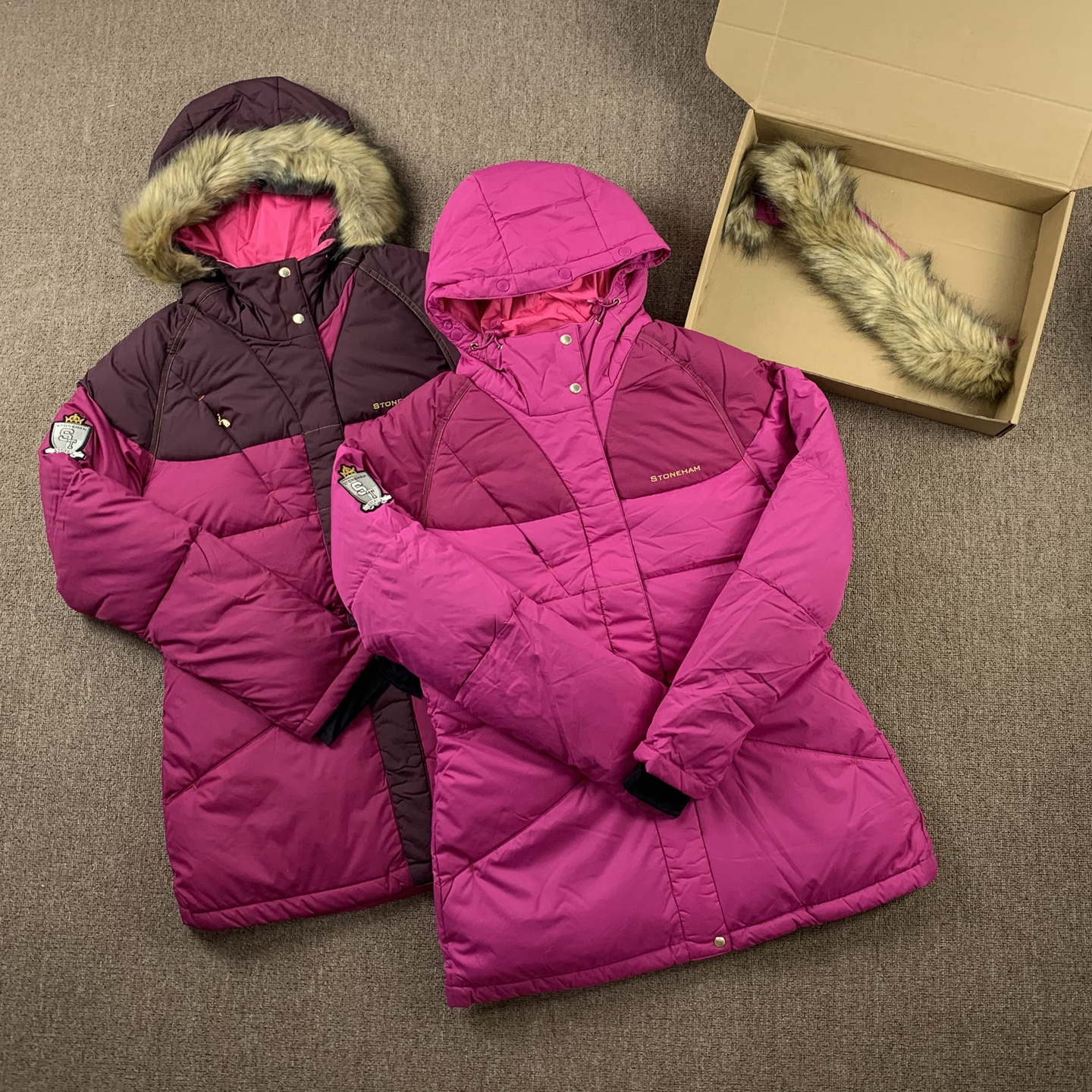 女士中长款羽绒服冬季保暖