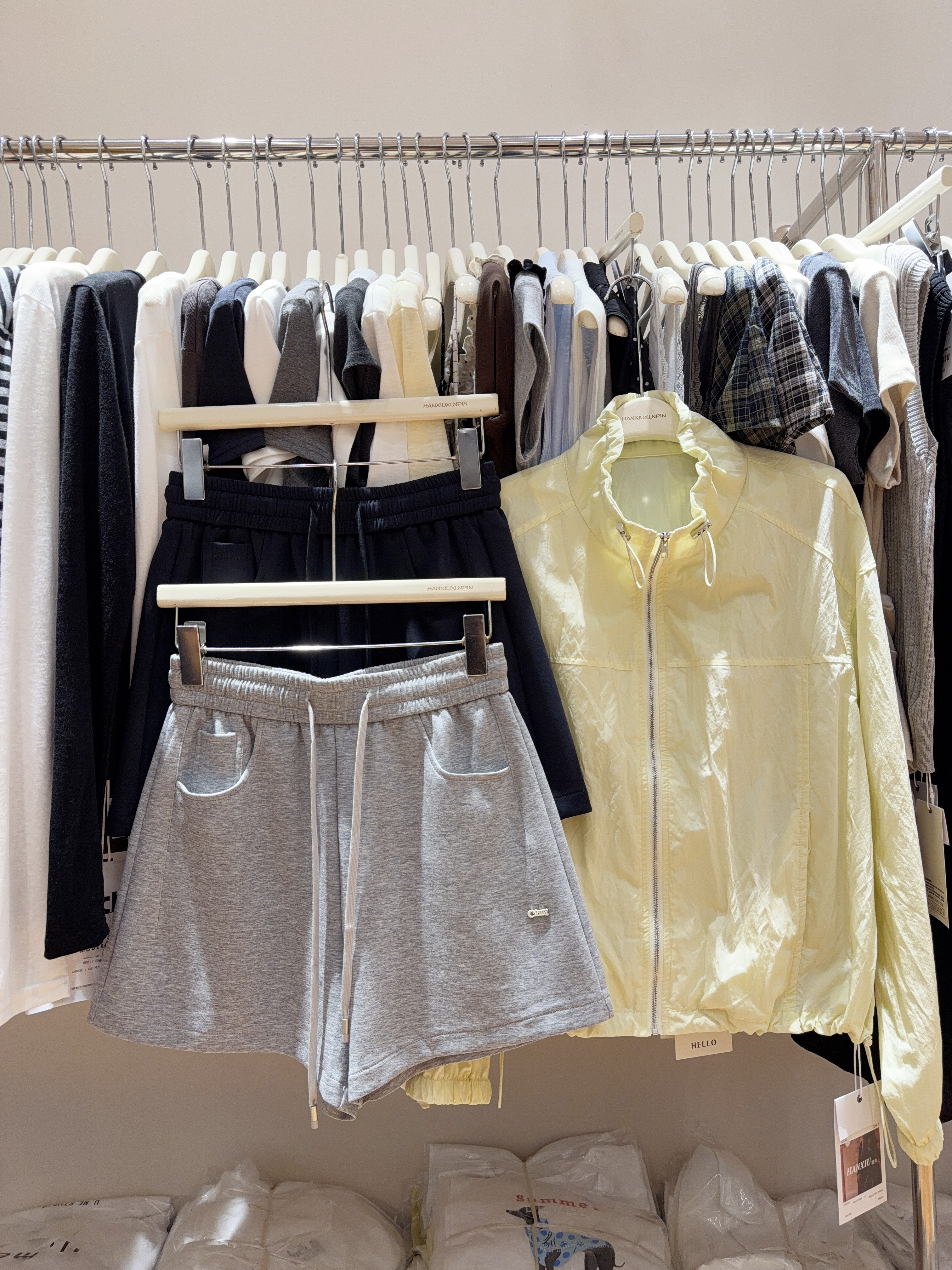 自留推荐！舒适亲肤面膜料短裤女松紧腰抽绳休闲裤运动居家外穿