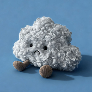 卡通乌云公仔毛绒玩具可爱云朵玩偶抱枕儿童安抚布娃娃生日礼物女