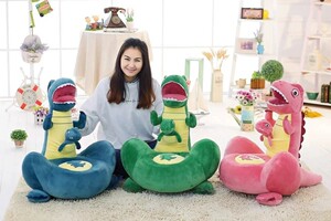 恐龙懒人成人儿童沙发毛绒玩具