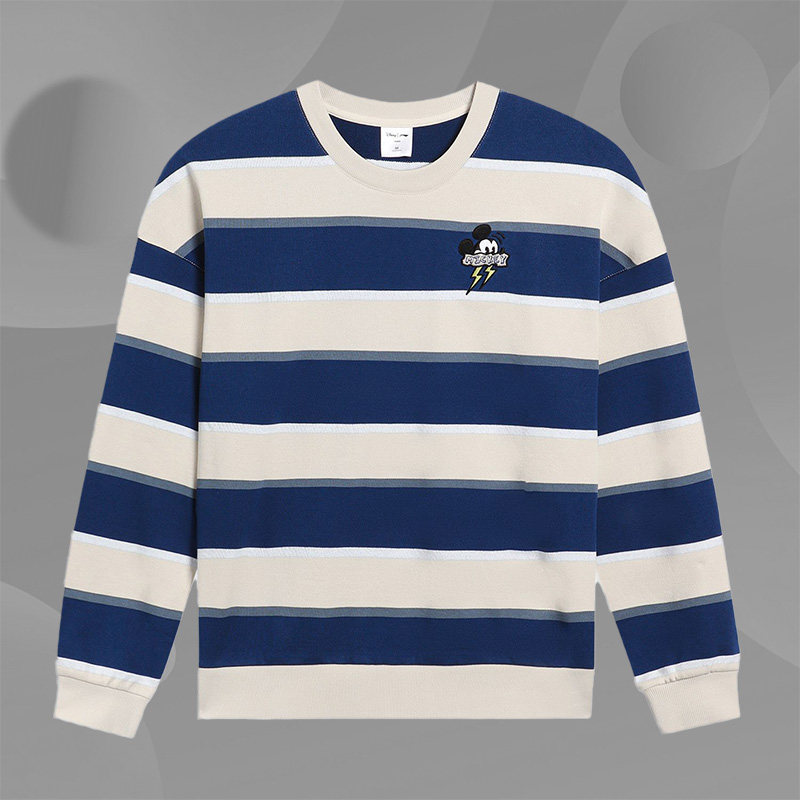 李宁正品新款男女运动休闲时尚潮流条纹圆领套头衫卫衣AWDS601,运动服/休闲服装,运动卫衣/套头衫,淘宝优惠券,粉丝福利购,淘宝优惠卷