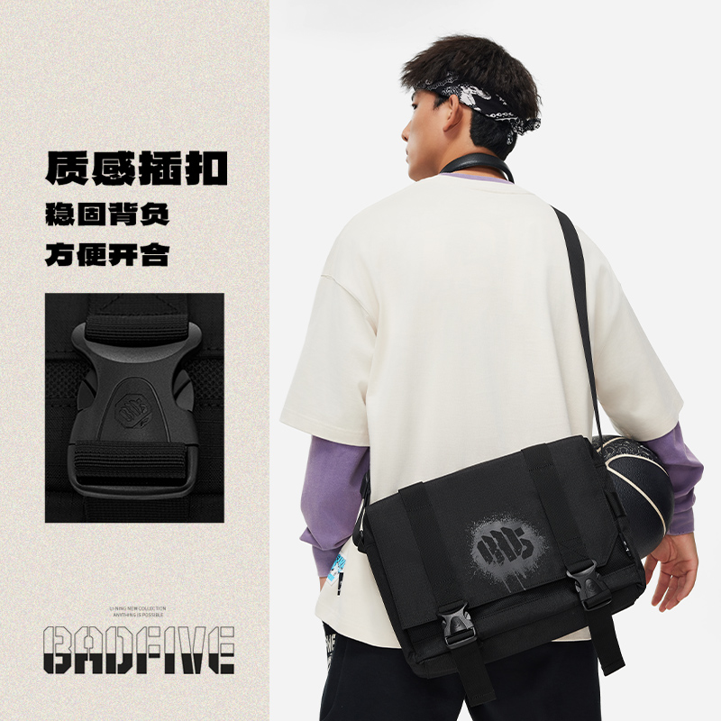李宁正品男女同款经典舒适斜挎包