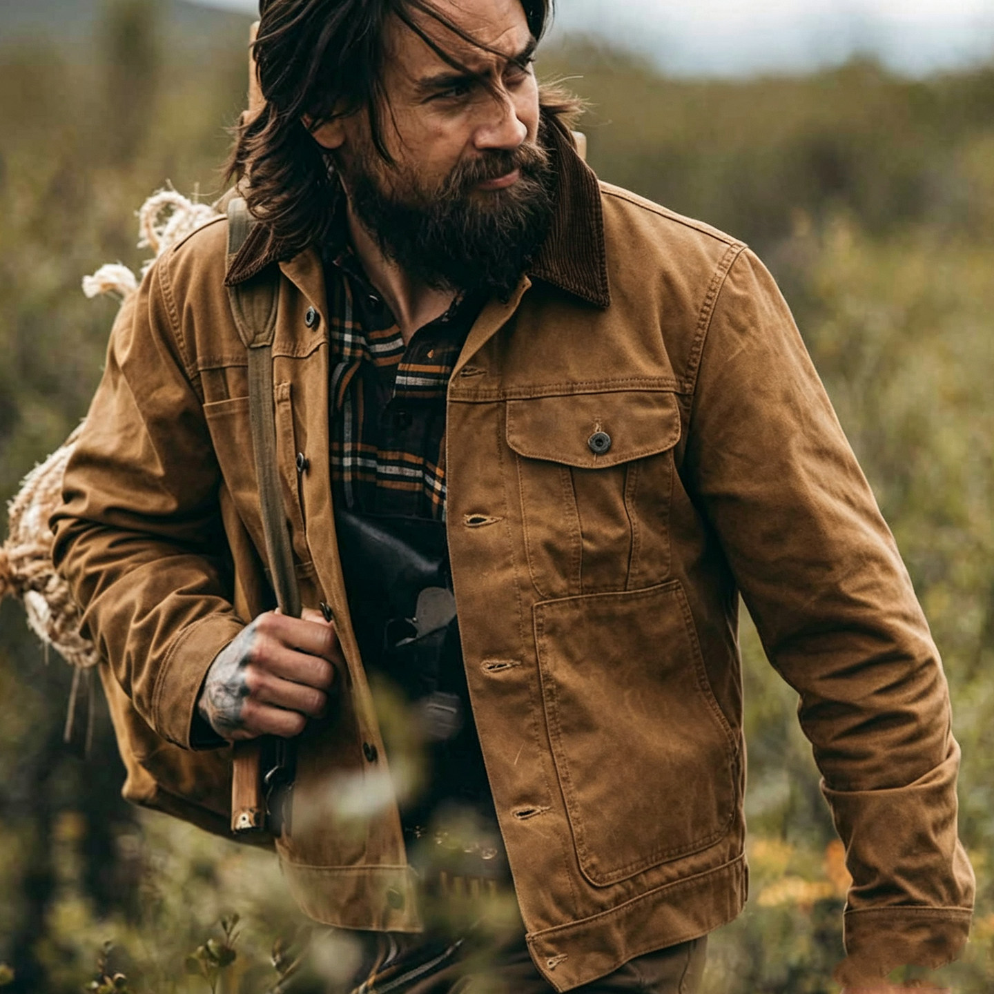 Filson巡洋舰夹克Canvas Short Cruiser复古短款帆布耐磨防风外套图片