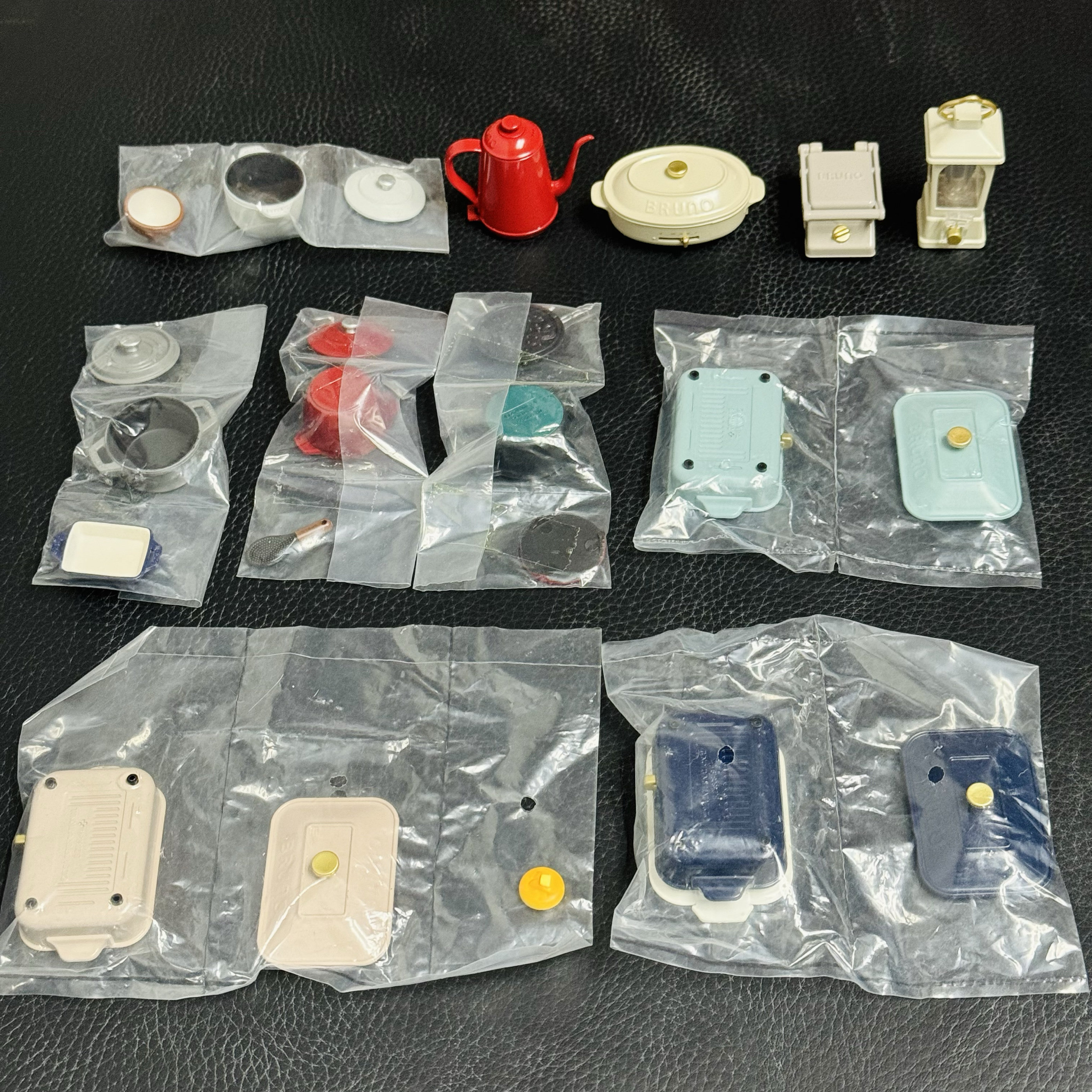 万代BANDAI扭蛋BRUNO厨房电器珐琅锅Staub厨具早餐机料理微缩食玩