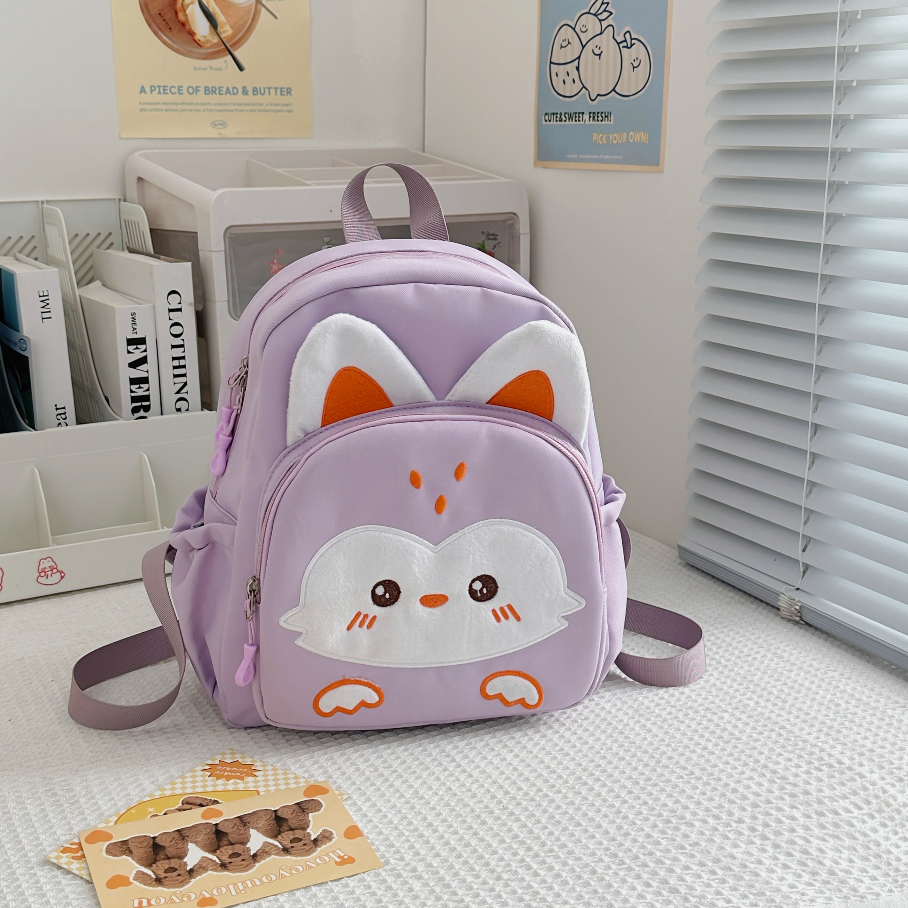 幼儿园春秋男女孩轻便小书包图片