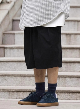 夏季速干薄款Cityboy休闲短裤男女日系宽松直筒百搭运动五分中裤