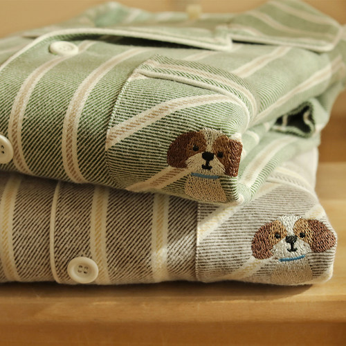 2025新款纯棉睡衣男款秋冬卡通