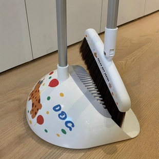 磁吸扫把簸箕套装家用不沾头发梳齿簸箕笤帚扫地厨房客厅卫生神器