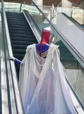 奥特曼网纱披风装饰创意抽象氛围感拍照出片神器cosplay服装配饰