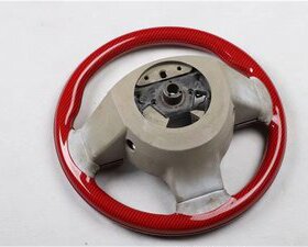 适用于06-09款日产轩逸碳纤维内饰贴 改装桃色 中控方向盘内饰贴