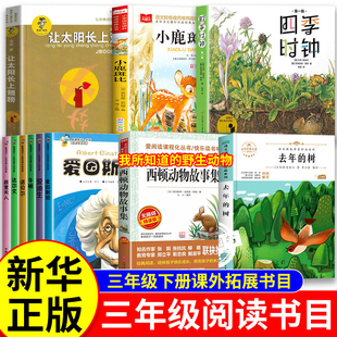 影响孩子一生的世界大科学家系列丛书全套去年的树我所知道的野生朋友四季时钟让太阳长上翅膀小鹿斑比三年级下册必读课外书正版