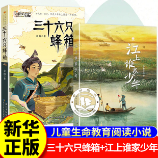 新华正版全2册 江上谁家少年+三十六只蜂箱 李鲁平 江上少年守护家园的故事 以抗战时期的江汉平原为背景书写困境中的坚持与勇敢
