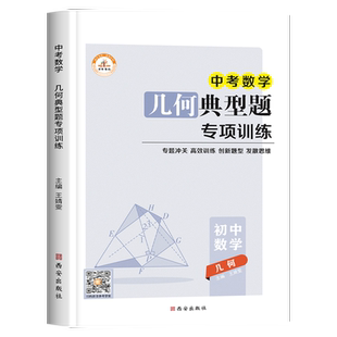 中考几何典型题专项训练九年级上册下册数学必刷题练习册人教初三专题教辅资料辅助线全等相似三角形勾股定理初中48模型与解题通法
