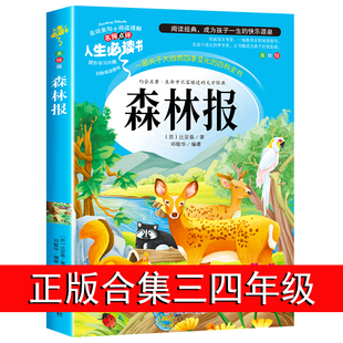 儿童8 12岁读物故事书4年级山东画报出版 维比安基适合小学生看 森林报四年级下册必读书目课外阅读书籍春夏秋冬合集三年级正版 社