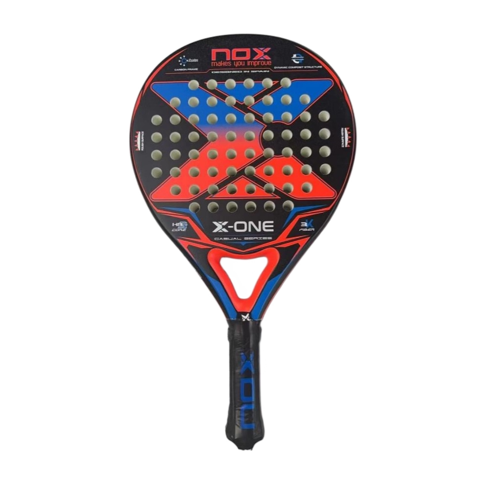 thumbnail for NOX Paddle Tennis Racket Beach Paddle Beach Racket 3K18K Carbon Fiber Professional Training Men's and Women's Single Rackets