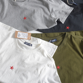 2020夏季 男女情侣宽松运动套头白色刺绣打底半袖 新款 纯色T恤短袖