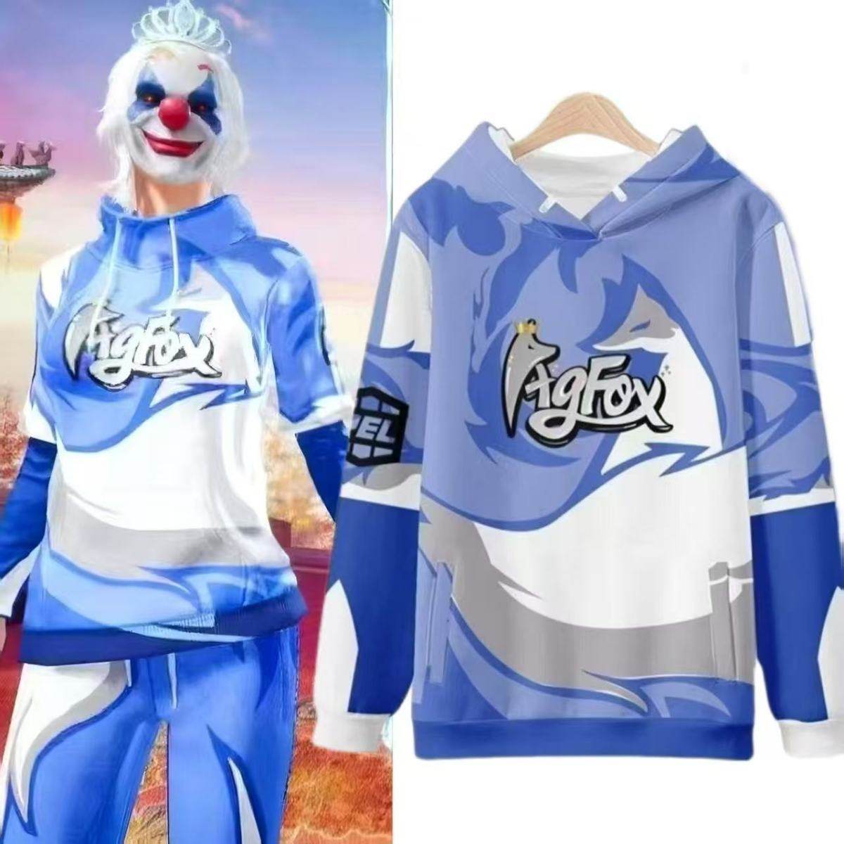 和平精英AGFOX加绒套装cos战队服