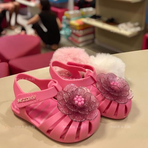 巴西正品包头凉鞋zaxy童鞋果冻鞋
