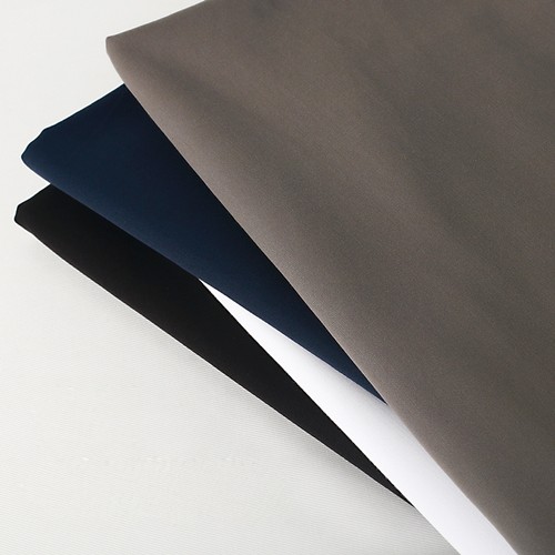 植绒外套厚衬衫磨毛布料抗皱黑色