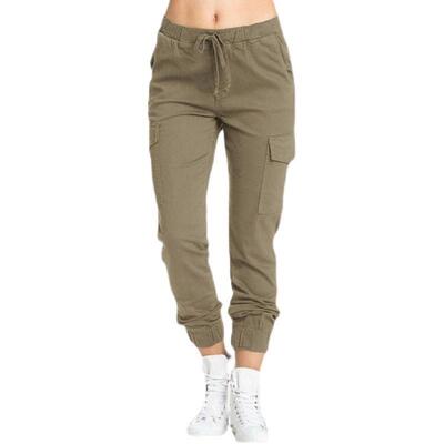 Sweat Pants pockets Jogger Trousers For Women Ladies overall