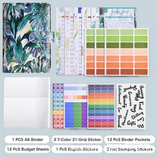 A6 aesthetic Money saving binder envelopes cash Organizer