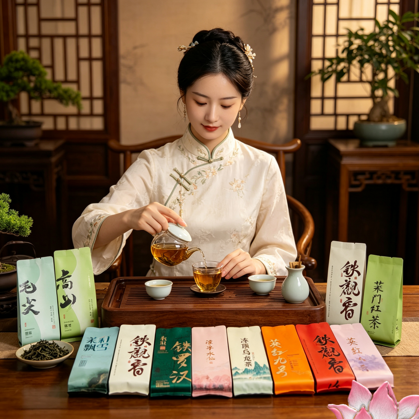 高端新茶12款茗茶组合试喝装