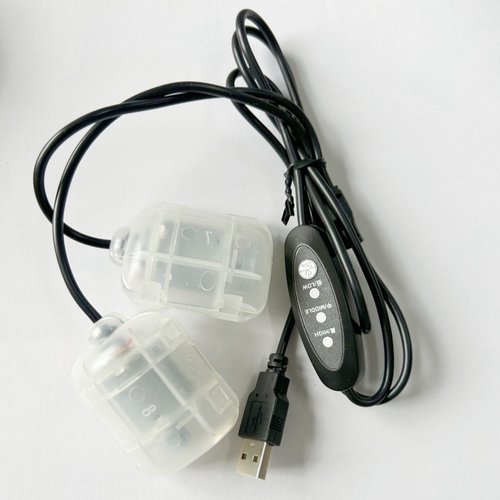 usb三档调速振动按摩马达一拖二