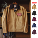 巴恩风翻领外套男秋 棉服美式 马登工装 谷仓夹克星际穿越底特律猎装