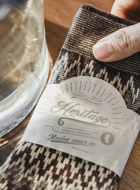 马登工装复古费尔岛编织中筒袜民族风长袜撞色针织棉袜子男女春秋