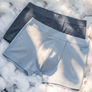 衩透气亲肤2026新款 马登工装 新疆棉平角内裤 男生四角摇裤 抗菌男士