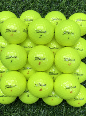 顺丰包邮高尔夫球Titleist prov1v1x 三四层彩球下场比赛球二手球