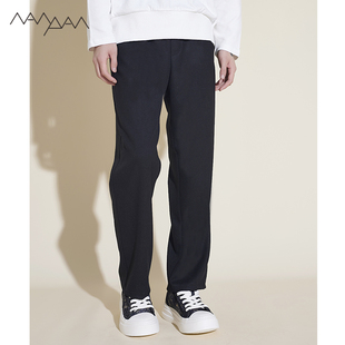 潮牌日系初春休闲直筒长裤 免烫男式 vibe风格 2025SPR简约时髦感