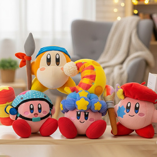 三英kirby正版星之卡比毛绒公仔挂件玩偶娃娃玩具挂件礼物装饰