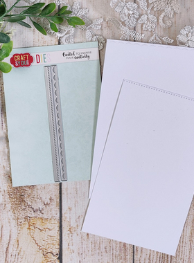 7557卡袋花边 切割模板DIY模具cutting die贺卡Scrapbook手账制作