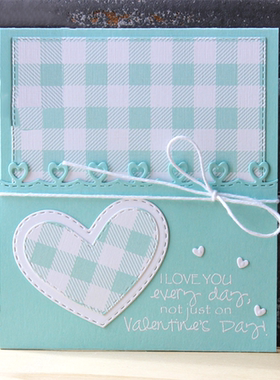 6830心形花边 切割模板DIY模具cutting die贺卡Scrapbook手账制作