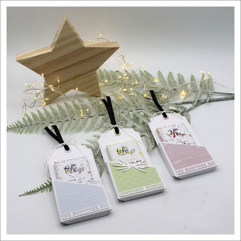 4651标签卡袋 切割模板DIY模具cutting die贺卡Scrapbook手账制作