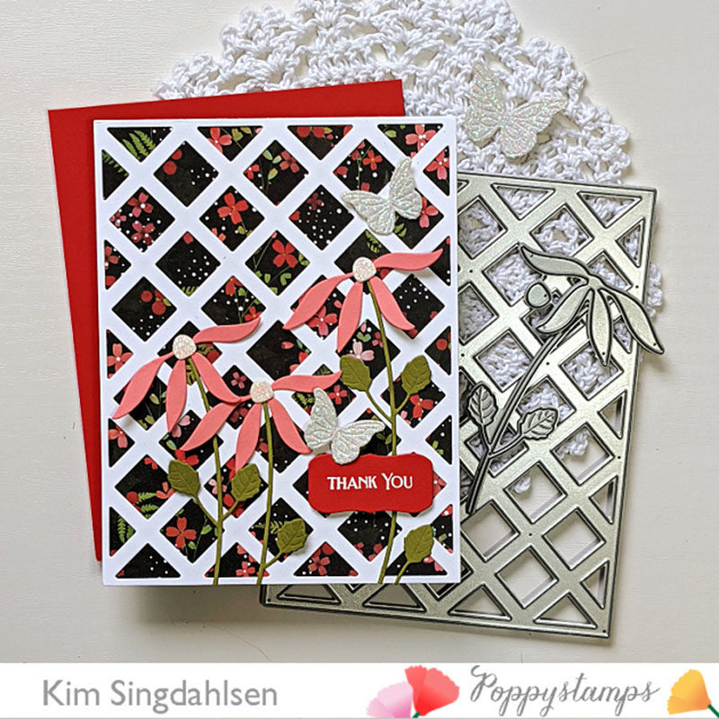 3013方格背景切割模具DIY cutting die碳钢模板Scrapbook手账制作