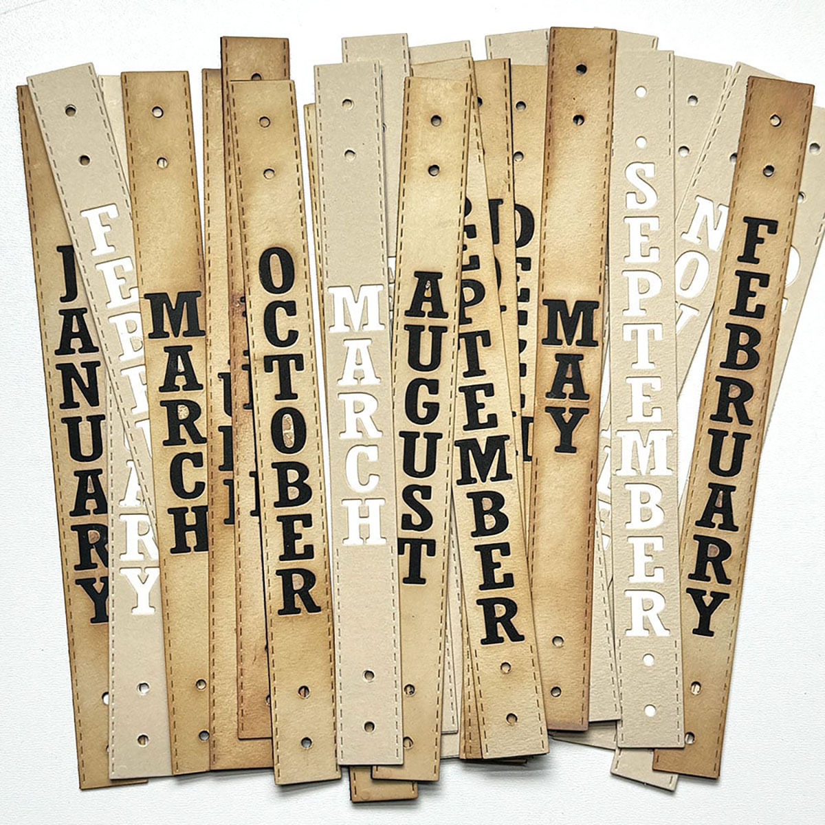 5801C书签背景切割模板DIY模具cutting die贺卡Scrapbook相册制作