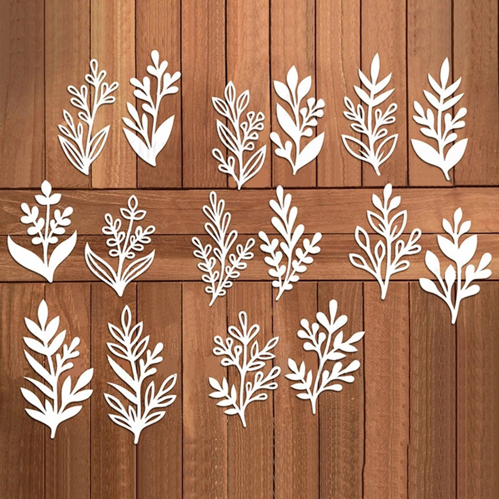 4645花草树叶 切割模板DIY模具cutting die贺卡Scrapbook相册制作