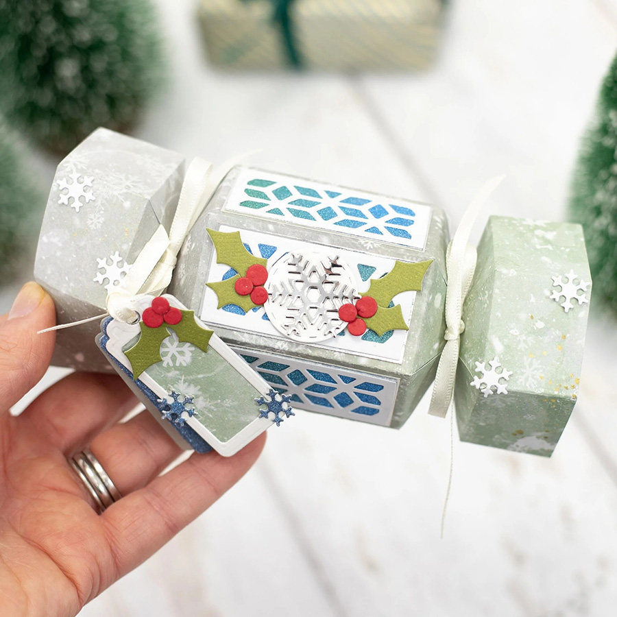 7100圣诞盒子 切割模板DIY模具cutting die贺卡Scrapbook手账制作