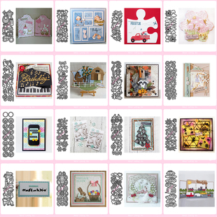 迷你小配件 切割模板DIY模具cutting die贺卡Scrapbook相册制作