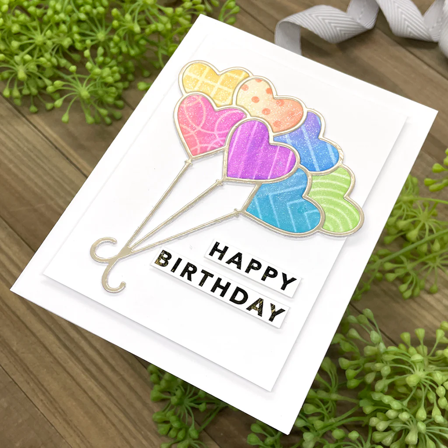 7288气球装饰 切割模板DIY模具cutting die贺卡Scrapbook手账制作