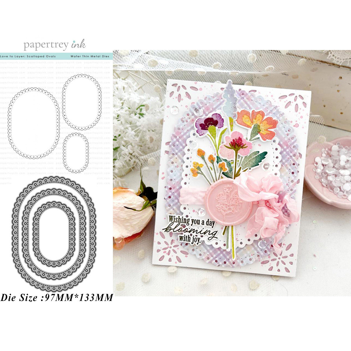 7356圆孔椭圆切割模具DIY cutting die碳钢模板Scrapbook手账制作