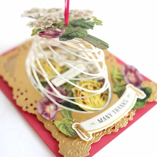 7798拉花椭圆 切割模板DIY模具cutting die手账Scrapbook贺卡制作